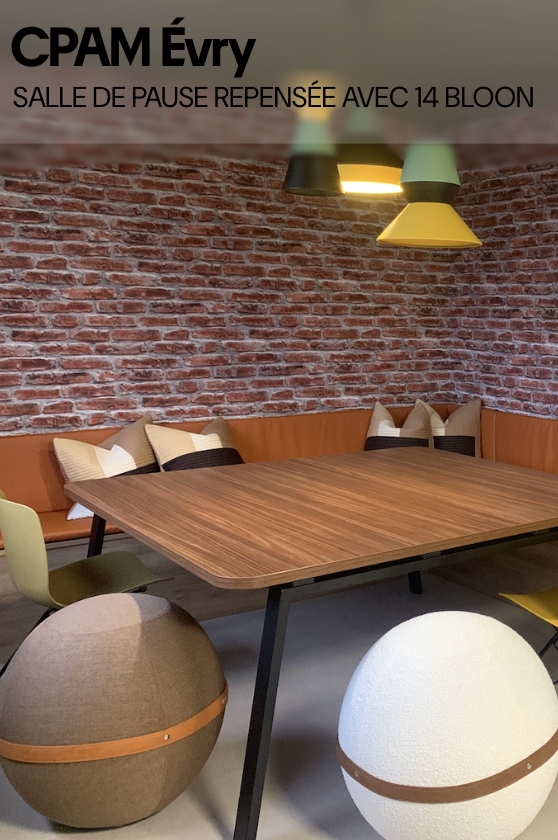 CPAM Évry - Salle de pose repensée avec 14 Bloon